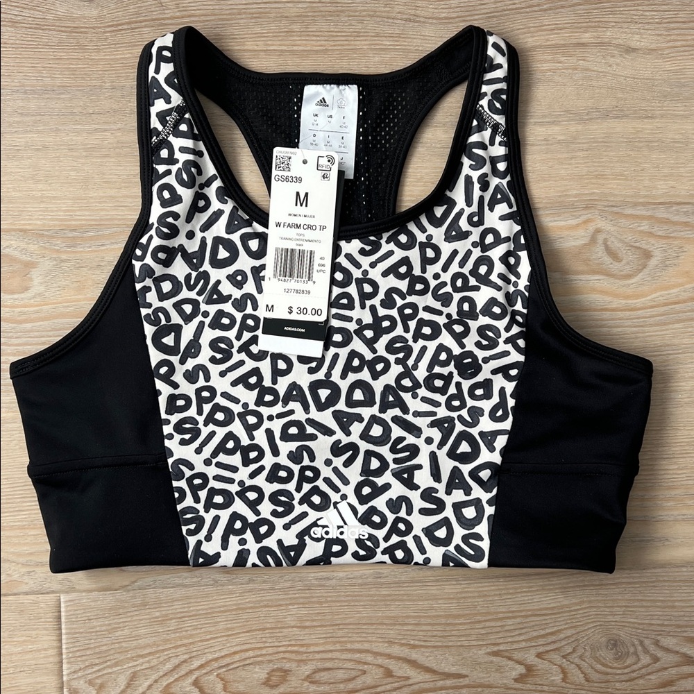 Adidas Sports Bra - Size M - NWT